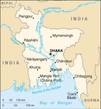 Map Of Bangladesh