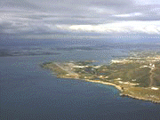 Luftbild der US-Basis Guantanamo Bay