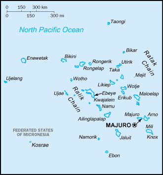 Map of Marshall Islands